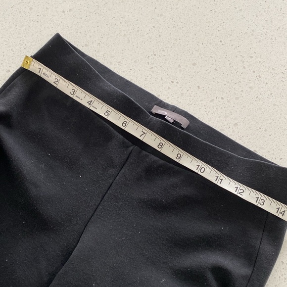 VINCE black leggings long stretch thick quality ankle slit M - Picture 5 of 7